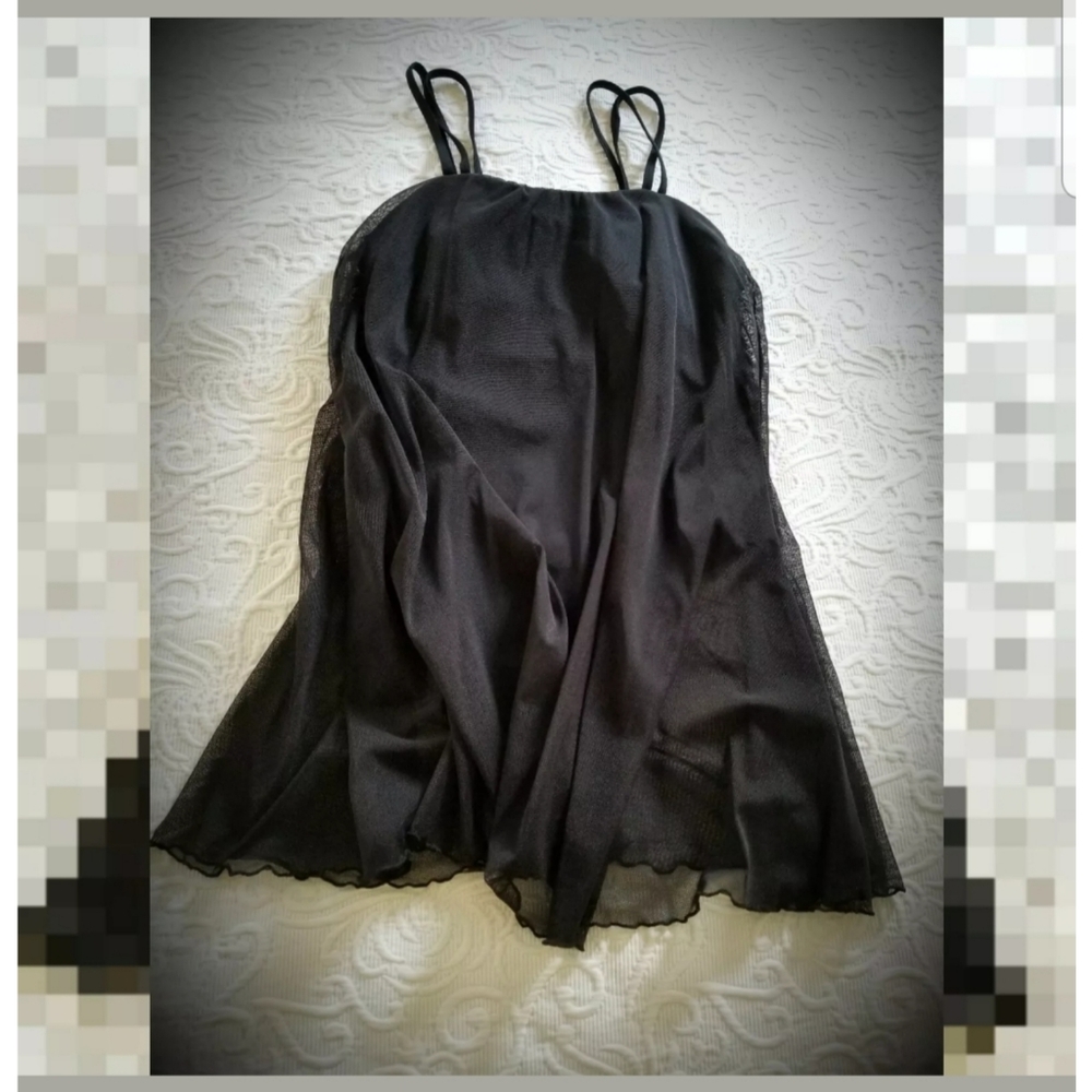 16W womens one piece swimsuit vintage style black